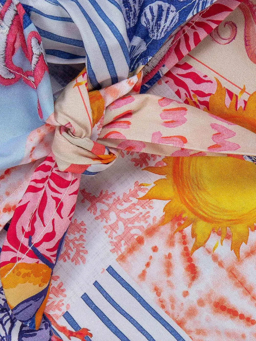 Lapin House Shirt met ruches en print Roze