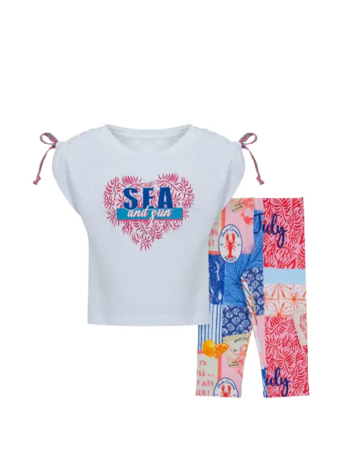 Lapin House set de leggins estampados con detalle de moño