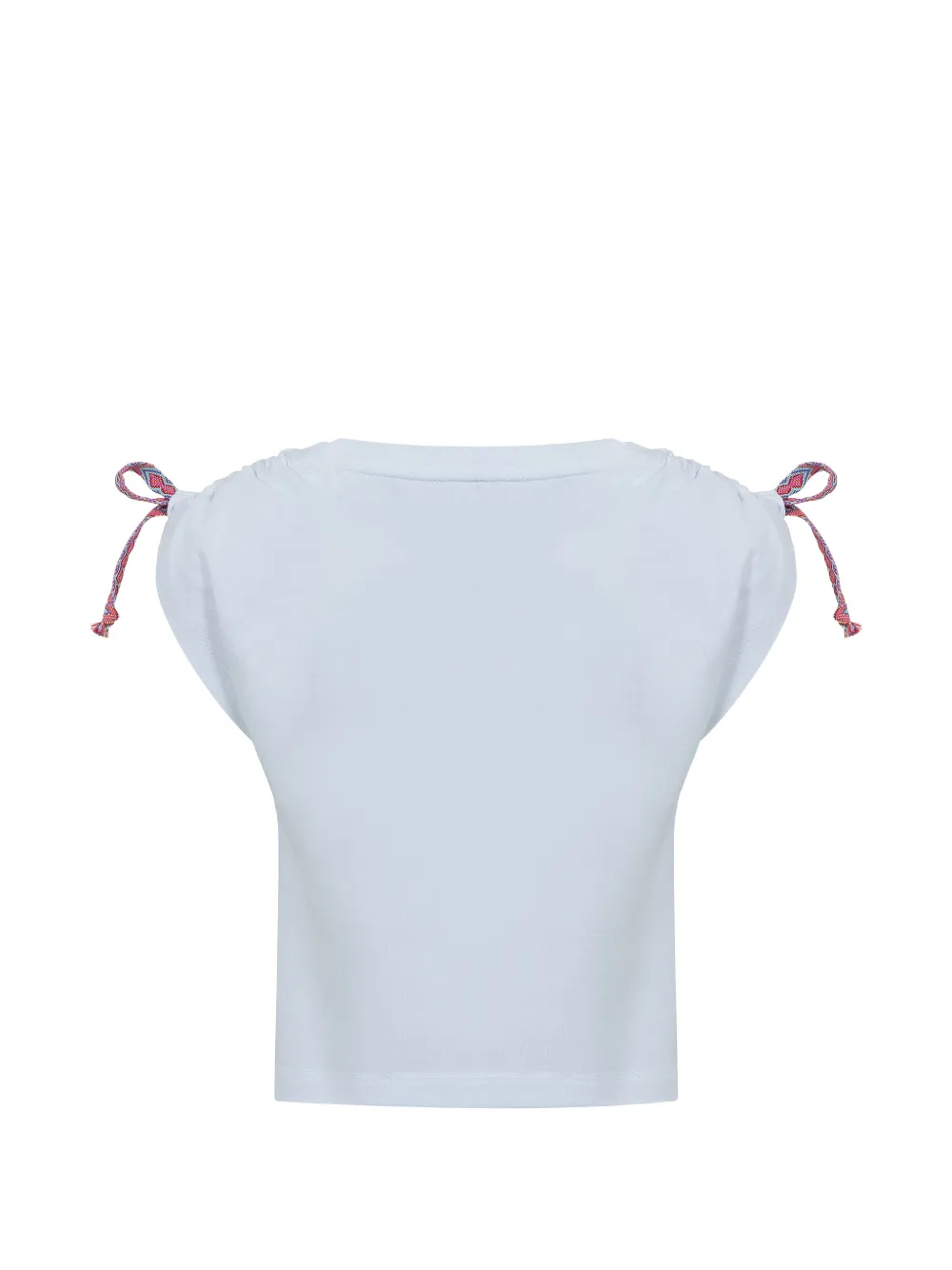 Lapin House Legging met strikdetail en print Wit