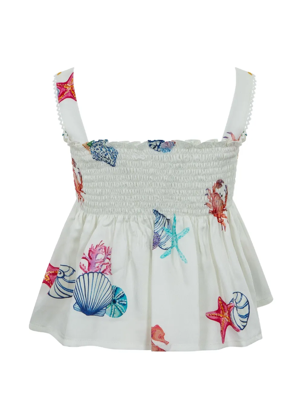 Lapin House Gelaagde Sea Life broek set Wit