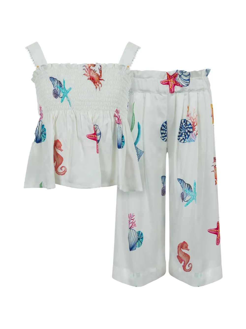 Lapin House Set top e pantaloni - Bianco