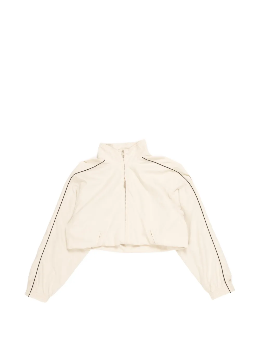 Balenciaga cropped zip-up jacket - Toni neutri