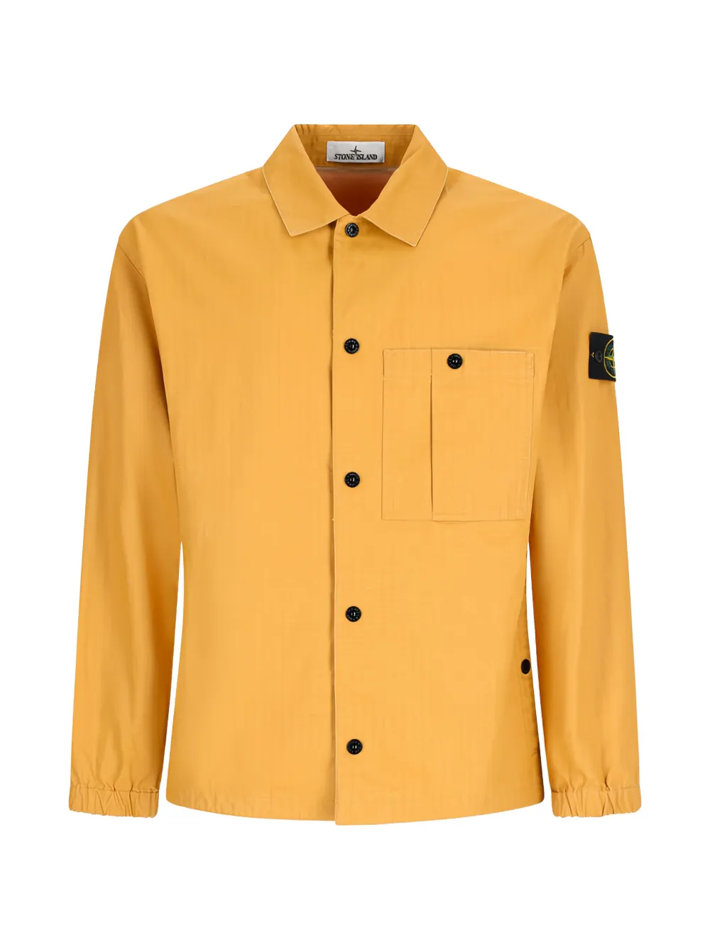 Stone Island Linnen overhemd Geel