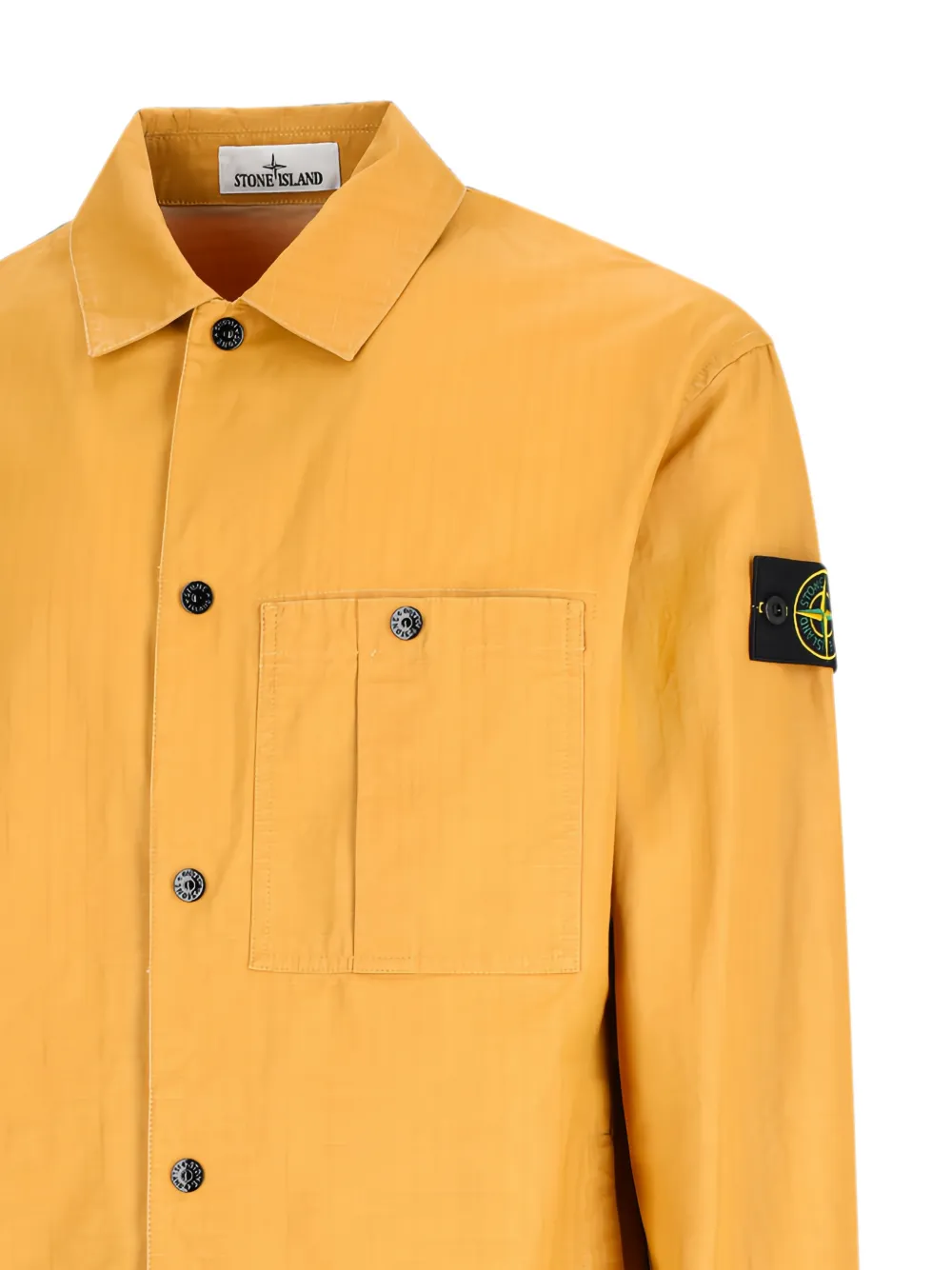 Stone Island Linnen overhemd Geel