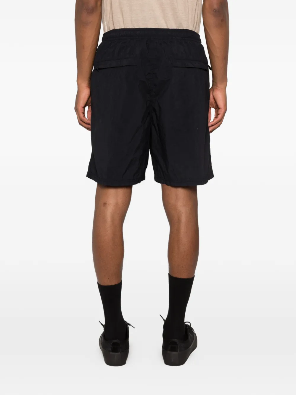 Stone Island Shorts met trekkoord Zwart