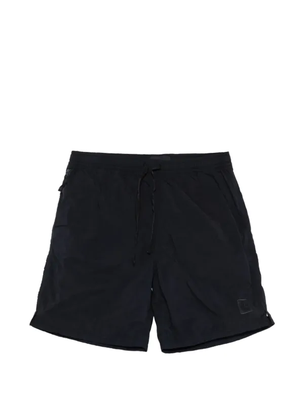 Stone Island B100006 Nylon Ghost Comfort-fit Mid-length Swim Shorts in Black