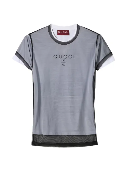 Gucci T-Shirt aus Mesh