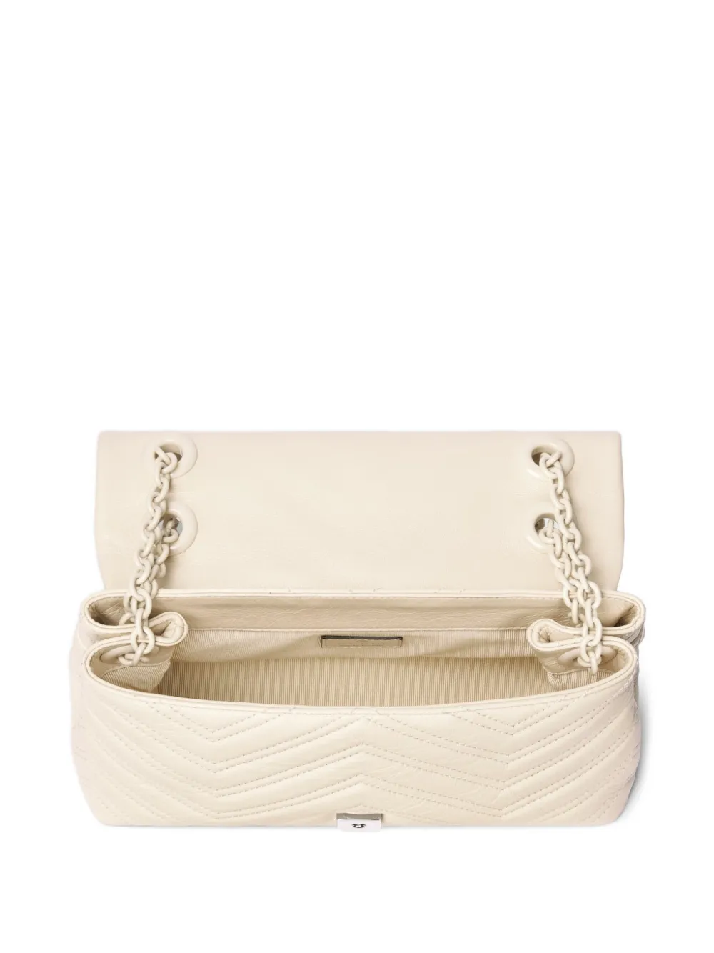 Gucci Kleine crossbodytas met logoplakkaat Beige