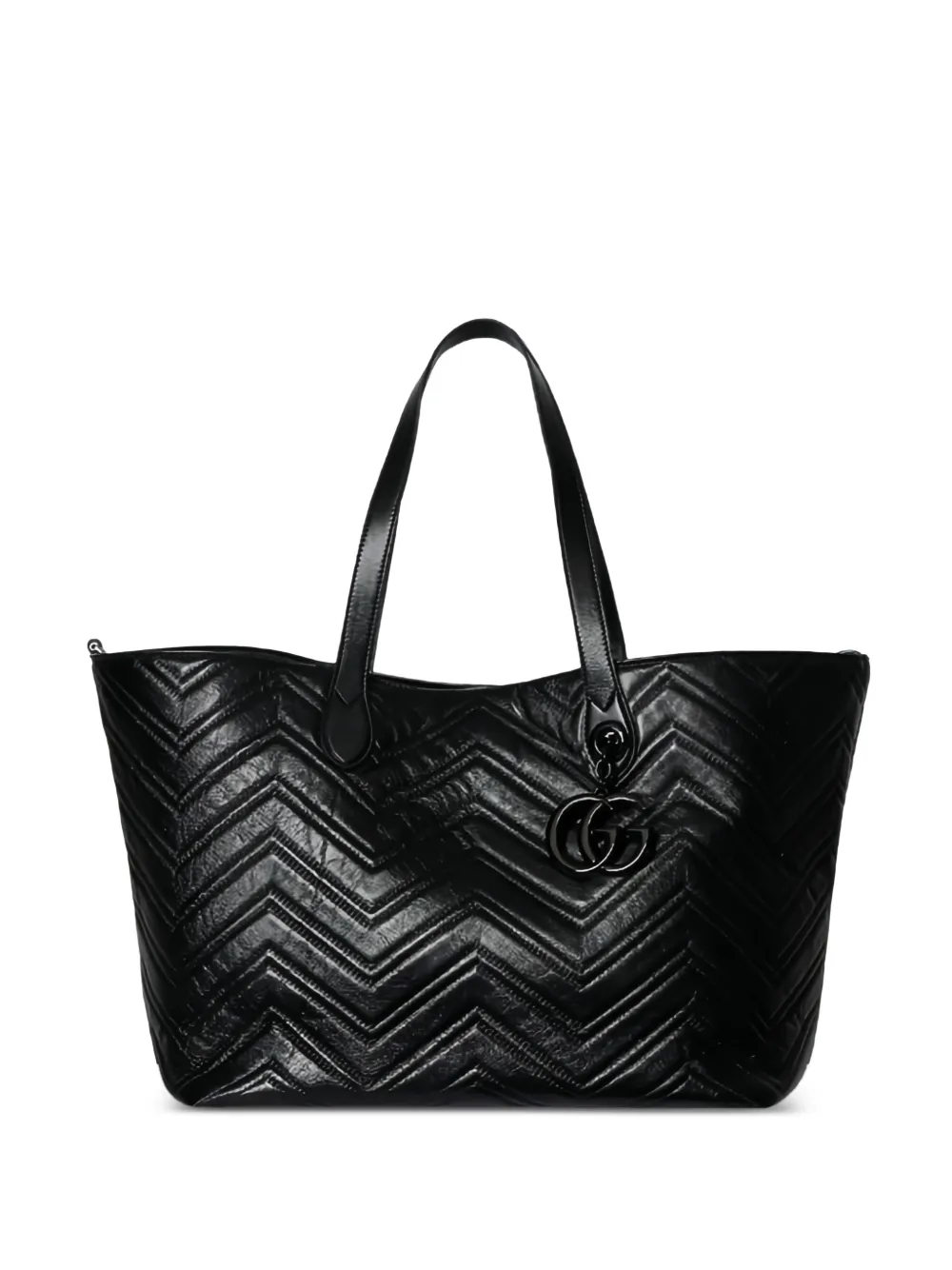 Gucci Großer GG-Marmont Tote Bag - Schwarz