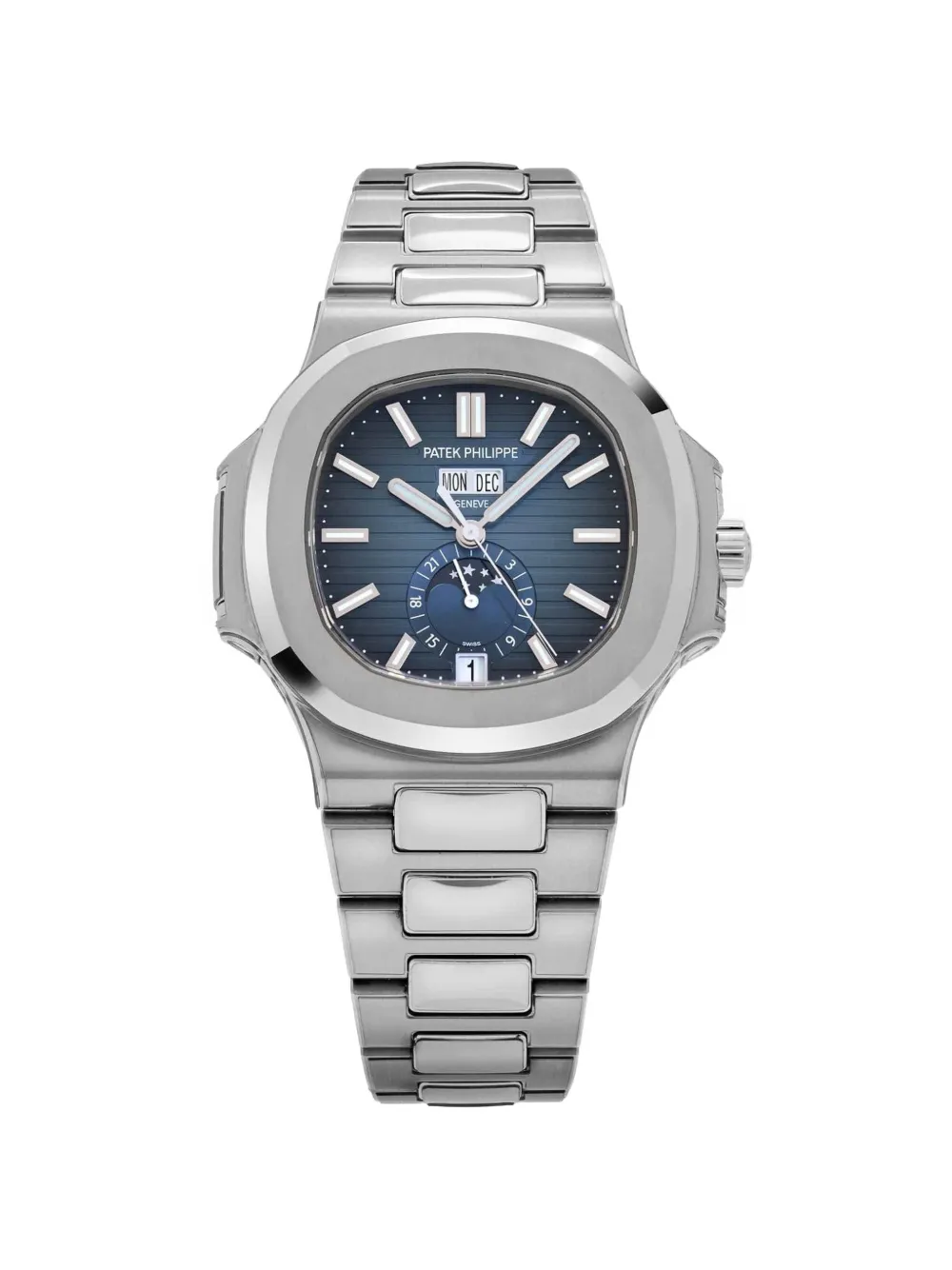 Patek Philippe 2022 Nautilus 5726/1A-014 Annual Calendar Armbanduhr 40mm - Blau