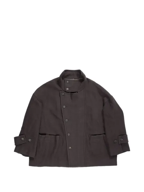 Ziggy Chen stand collar short coat