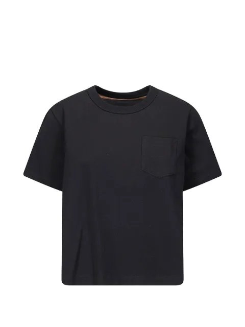 sacai playera con motivo de rayas