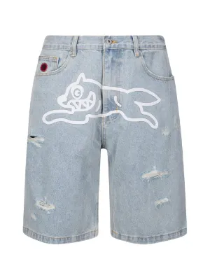 ICECREAM Running Dog デニムショートパンツ | ブラック | FARFETCH JP