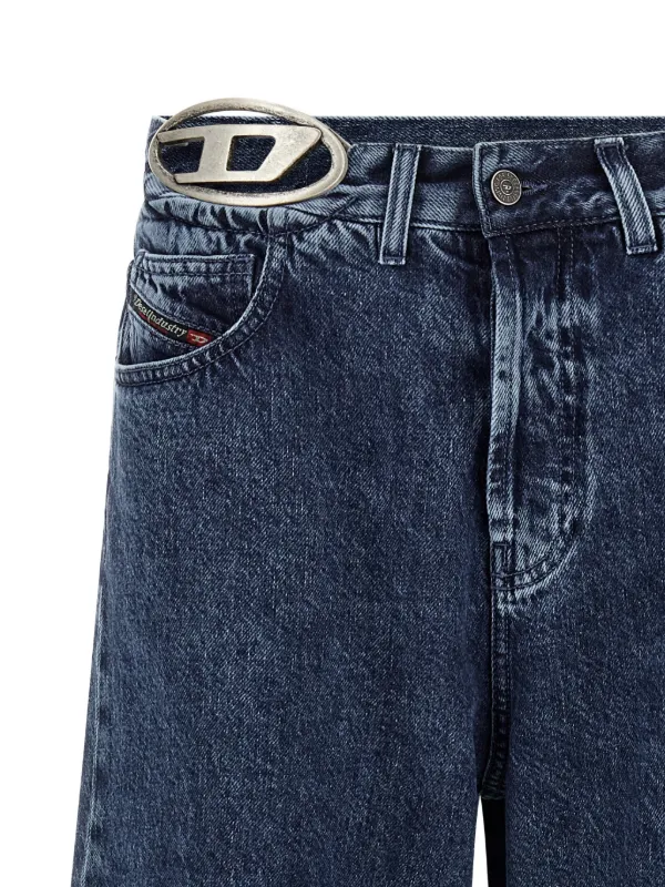 Diesel 1996 D-Sire-S4 cut-out Logo Jeans | Blue | FARFETCH