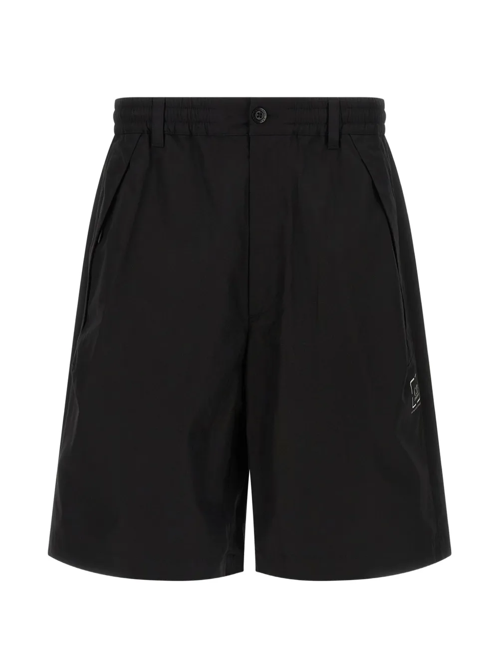 C.P. Company logo elasticated bermuda shorts - Nero