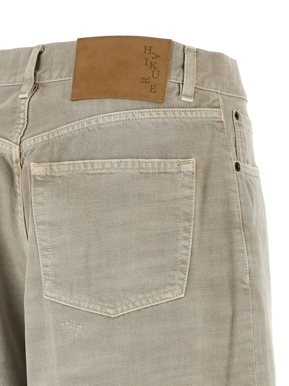 Haikure Bethany Bull 44 jeans met wijde pijpen Beige