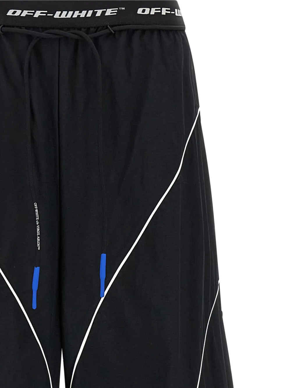 Off-White Trainingsbroek met logoband Zwart