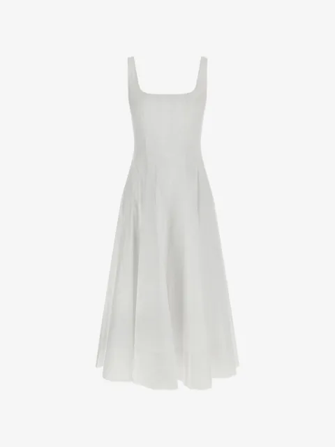STAUD Wells corset panel dress