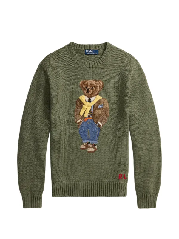 Polo Ralph Lauren Suéter Polo Bear Decote Careca | Verde | FARFETCH BR