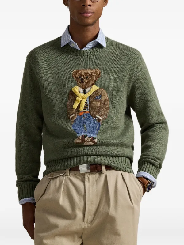 Polo Ralph Lauren ポロベア クルーネックセーター | グリーン