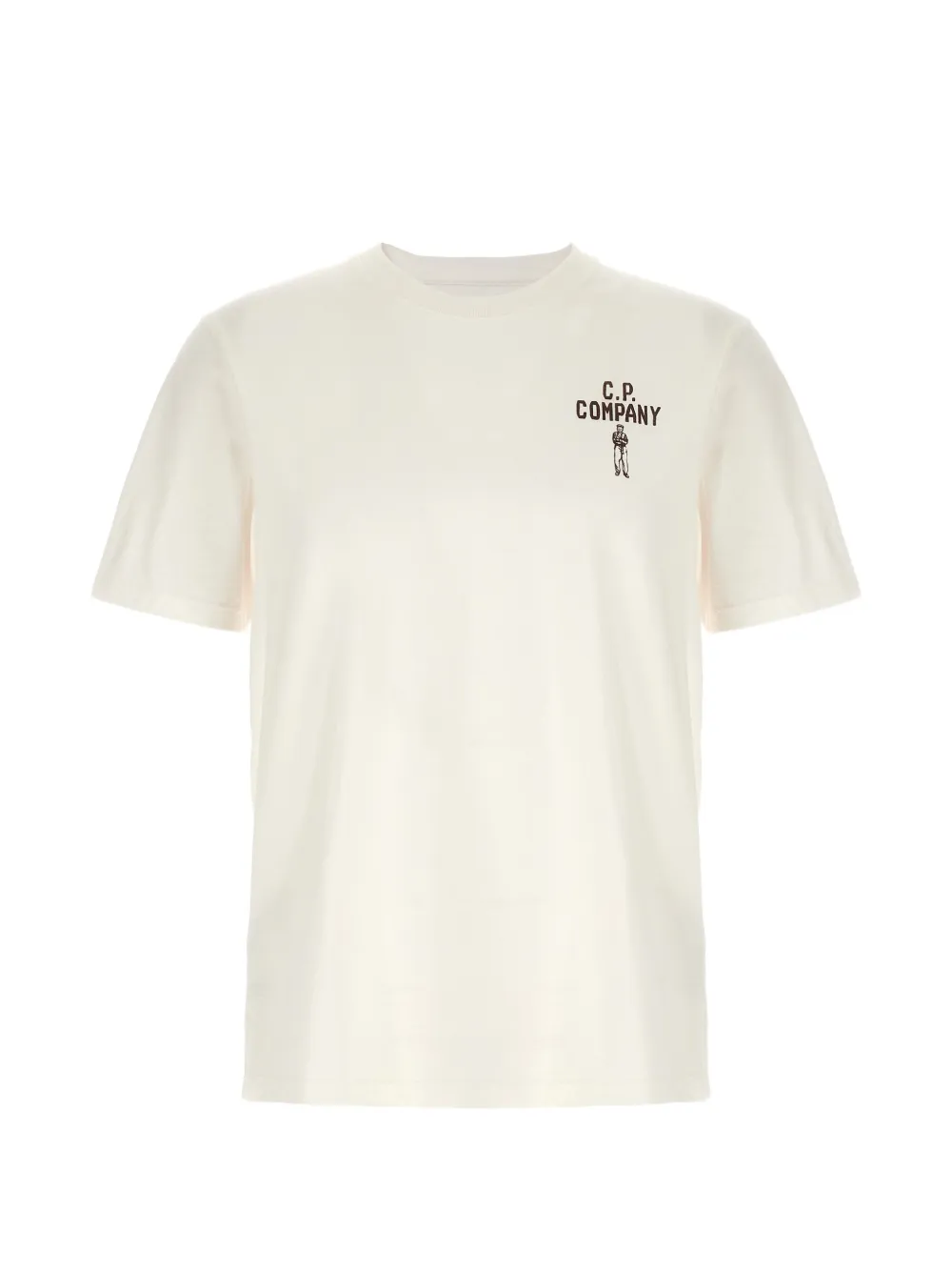 C.P. Company printed crew-neck T-shirt - Bianco