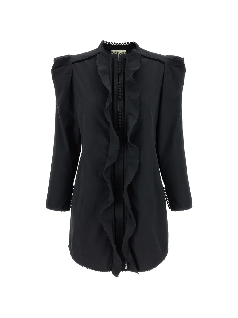 ISABEL MARANT Chantal ruffled mini dress - Nero