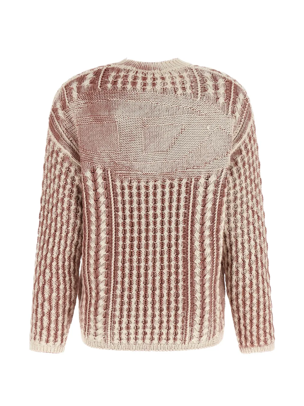  Diesel K-moise Striped Knitted Sweater - Neutrals 
