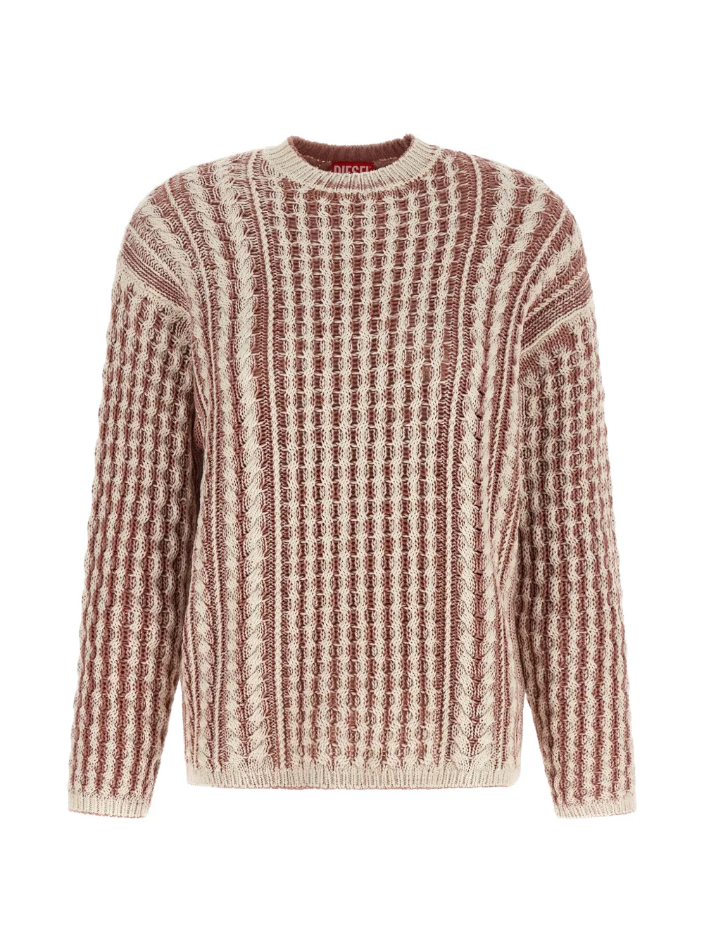 Diesel K-Moise striped knitted sweater - Toni neutri