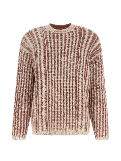 Diesel K-Moise striped knitted sweater