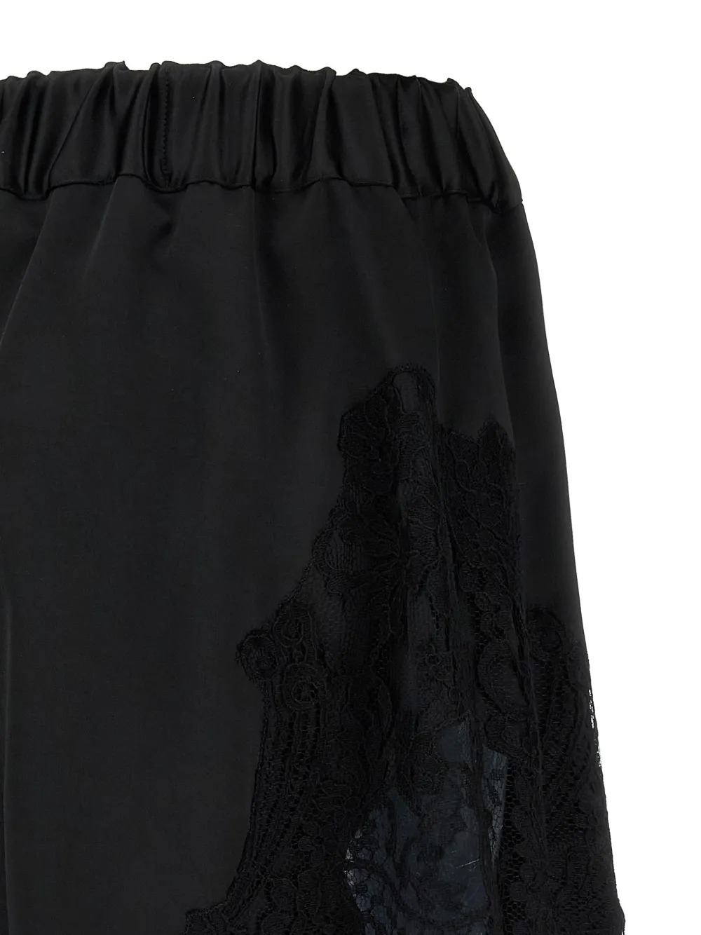Versace Shorts met kanten vlakken Zwart