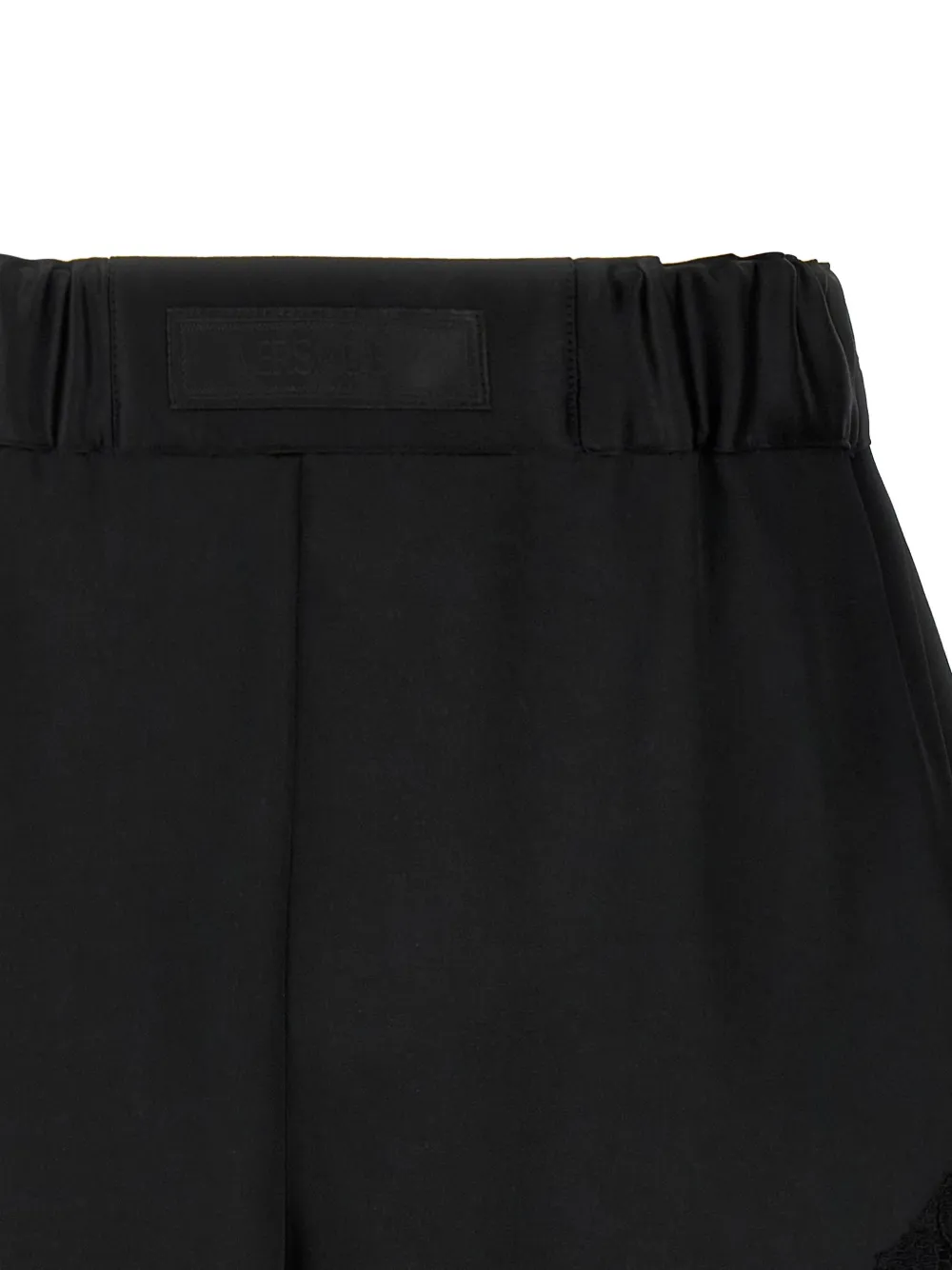  Versace Lace-insert Shorts - Black 