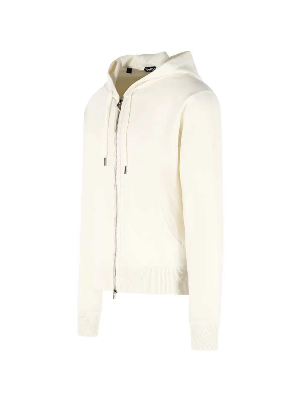  Tom Ford Drawstring Zip Cashmere Hoodie - Neutrals 