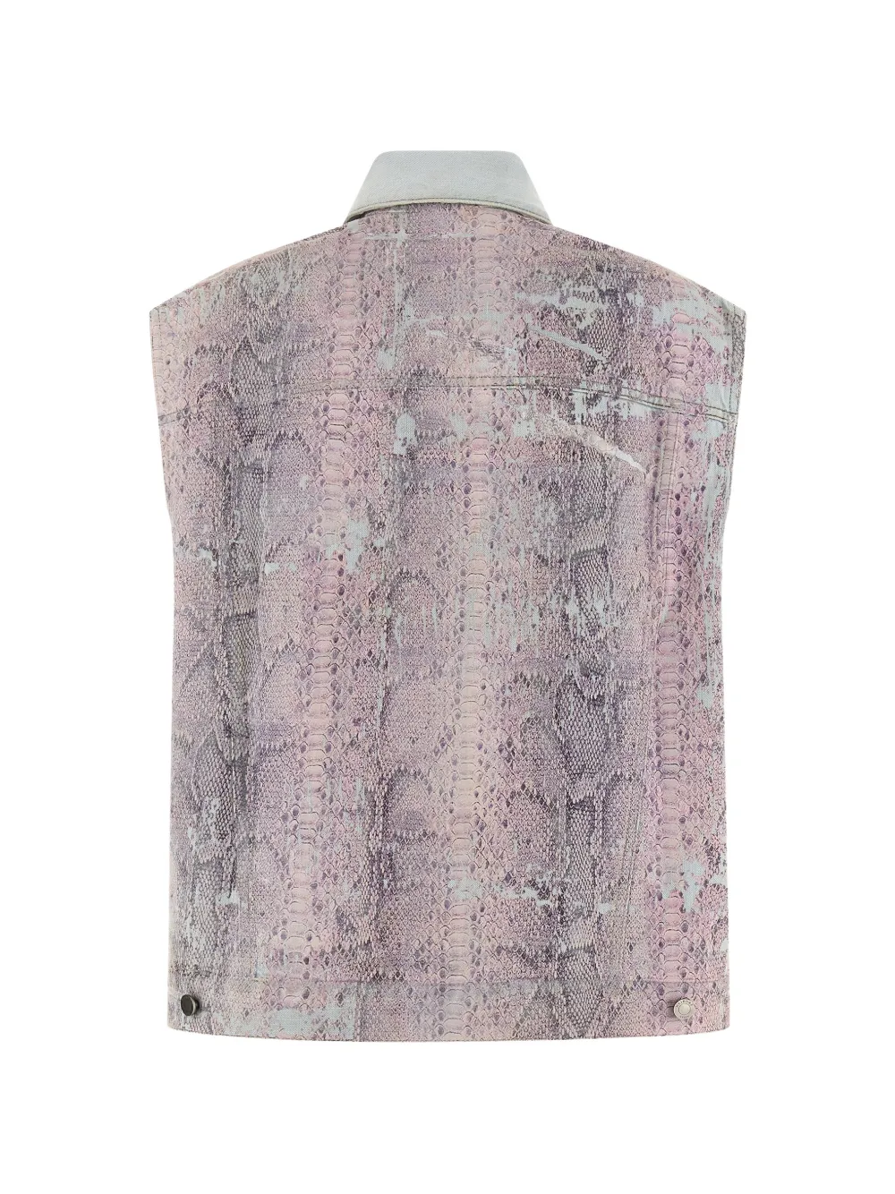 Haikure Janette denim gilet Paars