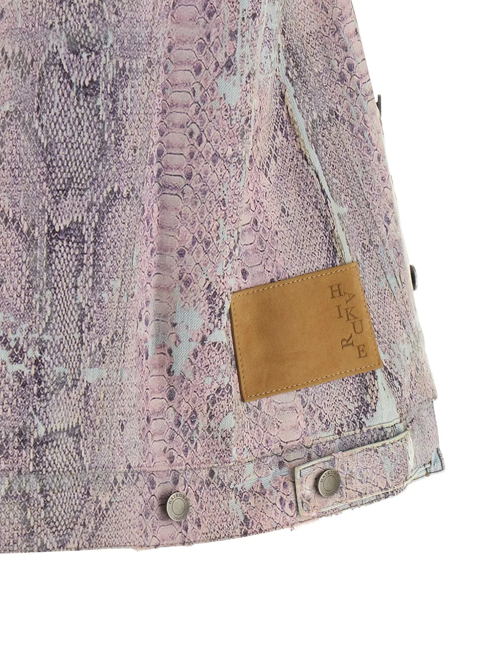 Haikure Janette denim gilet Paars