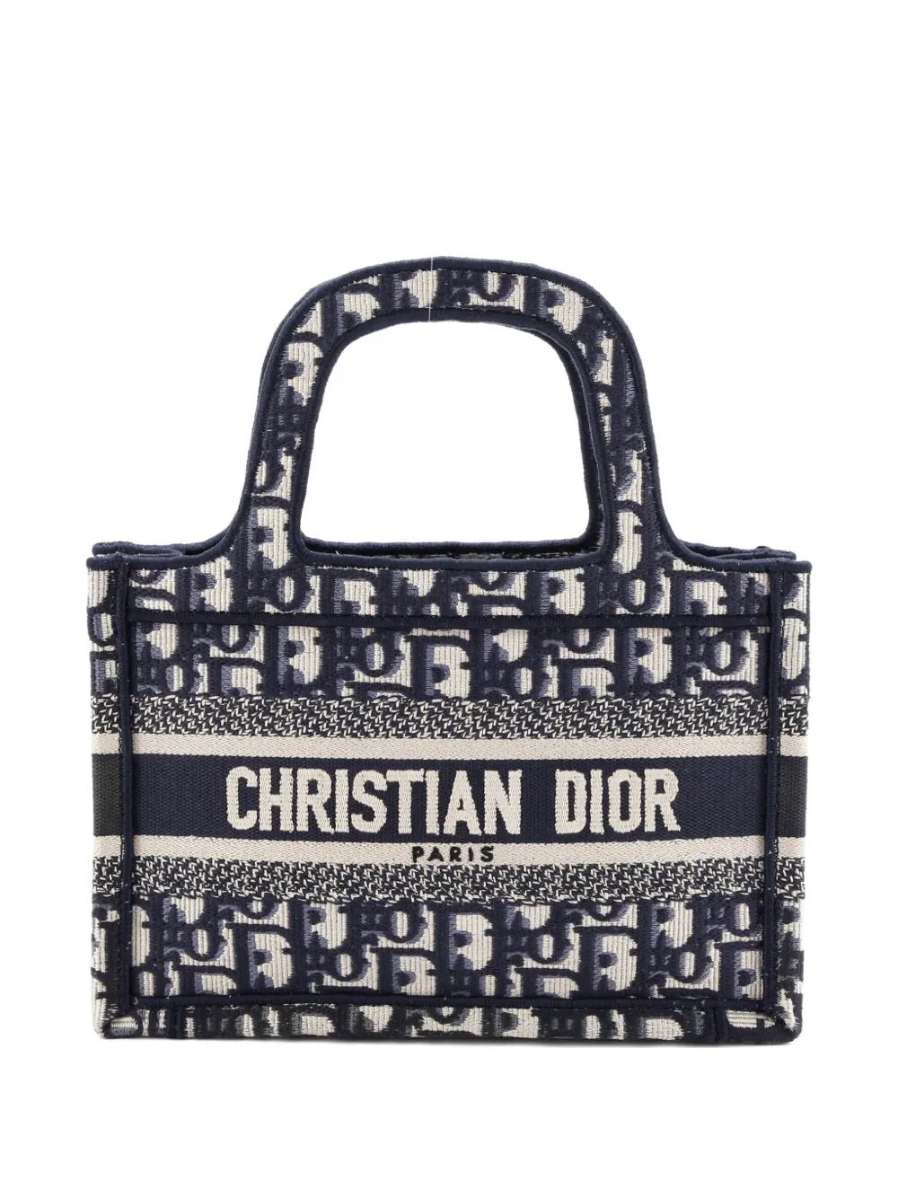 Christian Dior Pre-Owned Book Oblique Canvas Mini tote bag - Blu