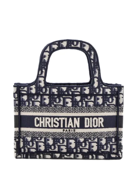 Christian Dior Pre-Owned tote Book Oblique Canvas Mini