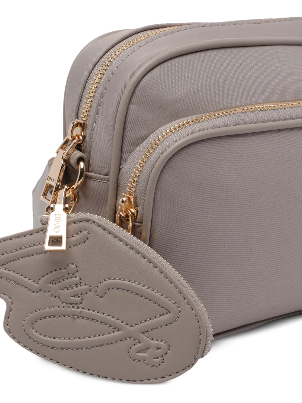 LIU JO Crossbodytas met logodetail Grijs