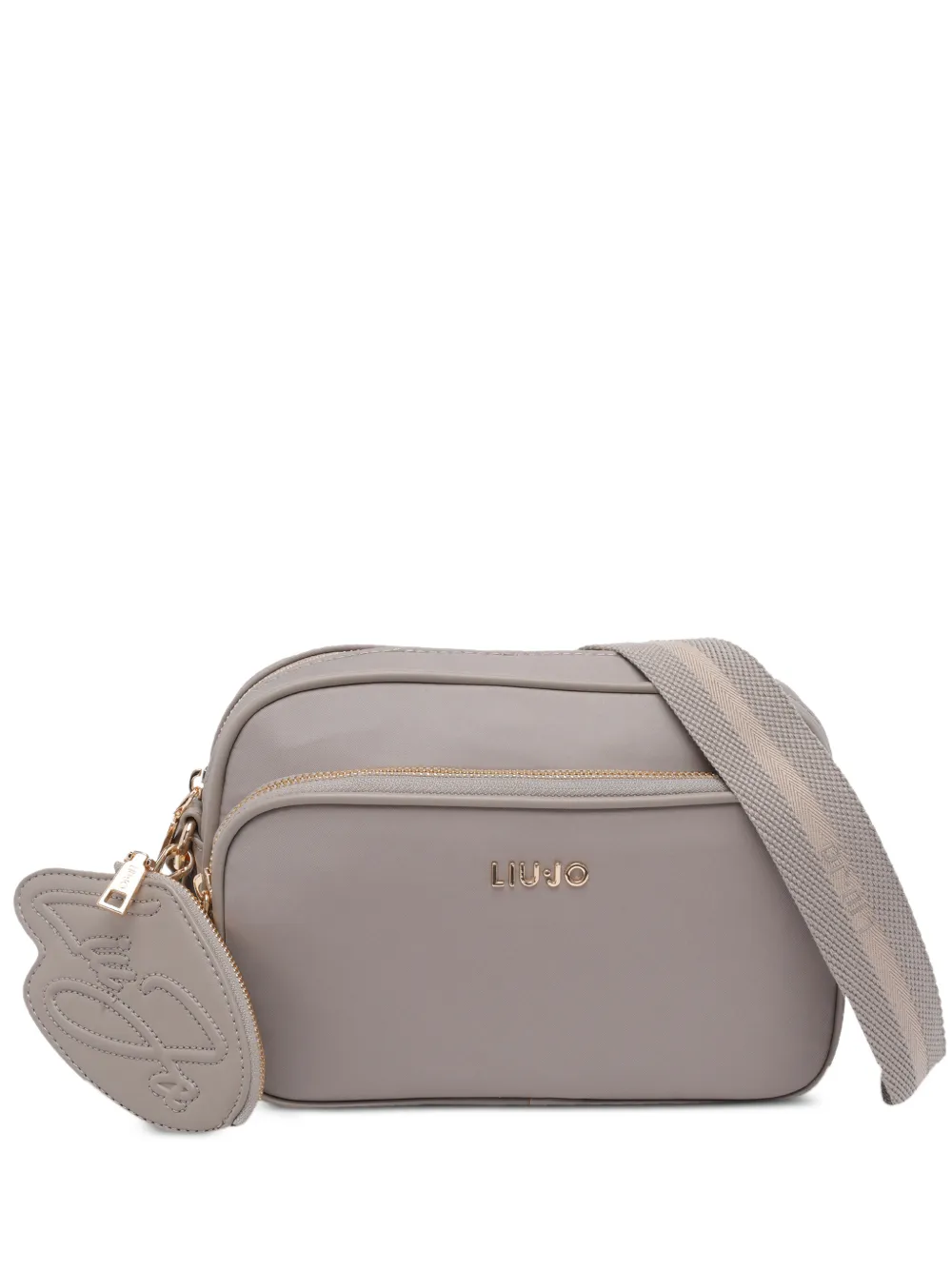 LIU JO Borsa a tracolla con logo - Grigio