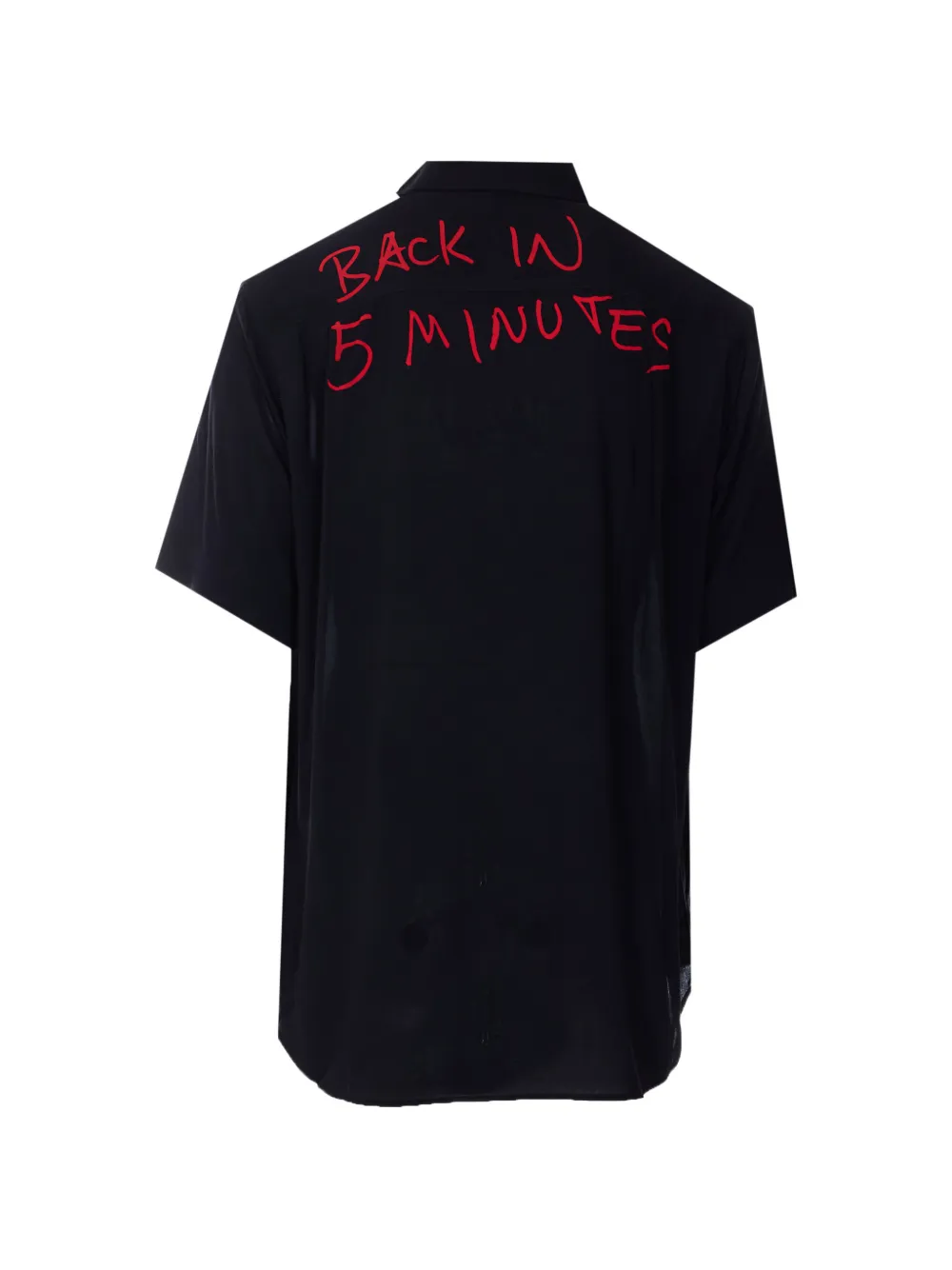 Vivienne Westwood Open 24 Hours Bowling shirt met korte mouwen Zwart