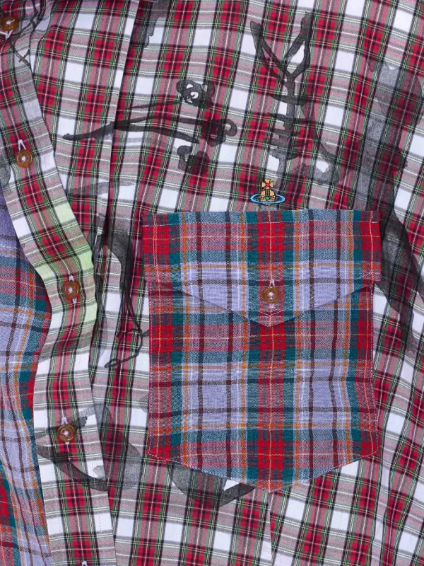 Vivienne Westwood Check Buttoned Shirt | Red | FARFETCH