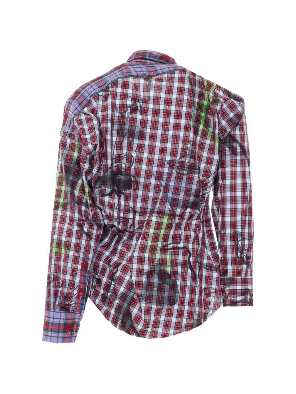 Vivienne Westwood Check Buttoned Shirt | Red | FARFETCH