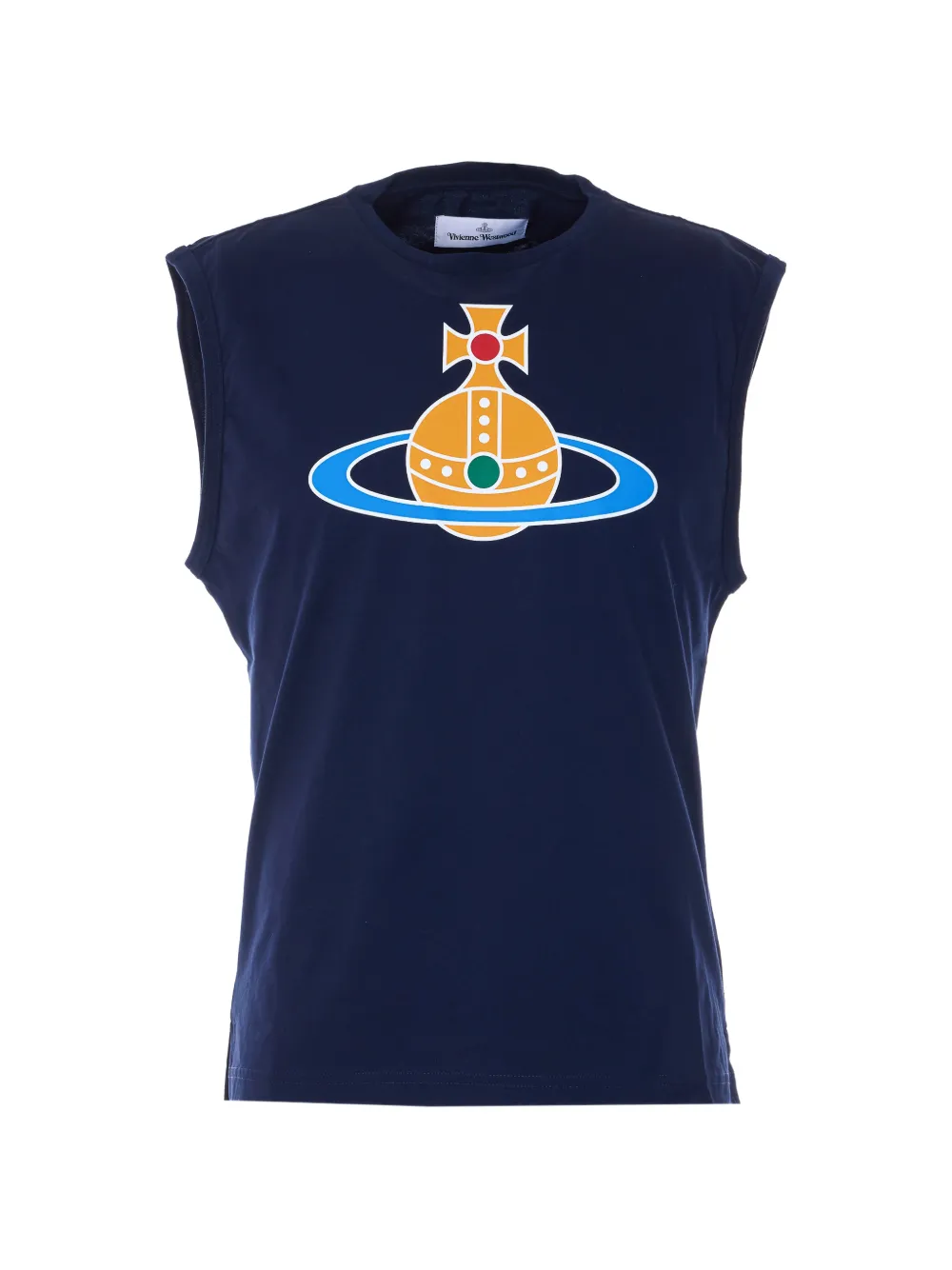 Vivienne Westwood oversized orb T-shirt - Blu