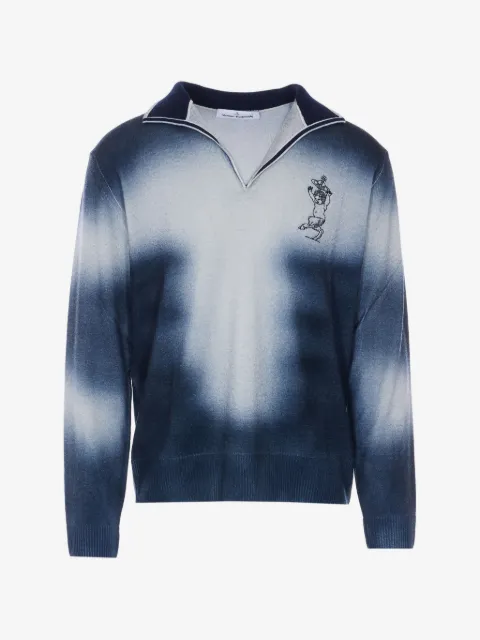 Vivienne Westwood pull brodé à col v