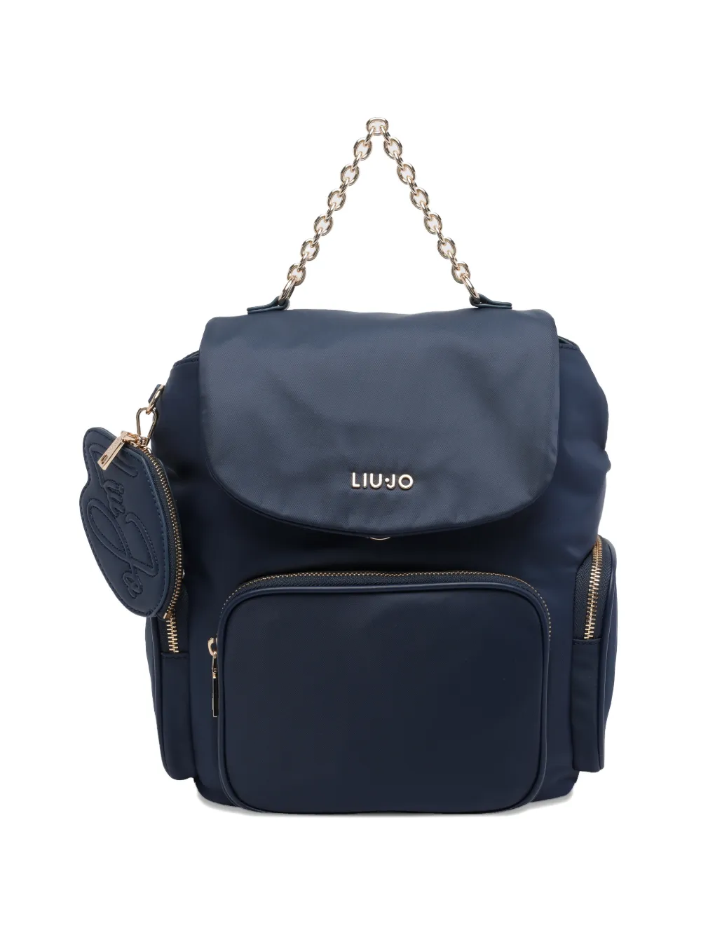 LIU JO logo push-lock backpack - Blu