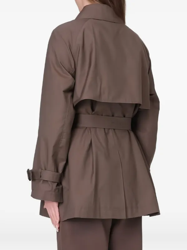 Max Mara Mtccalle ベルテッド コート | ブラウン | FARFETCH JP
