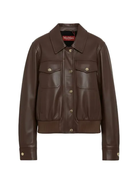 Max Mara Mstbiada buttoned chest-pocket jacket