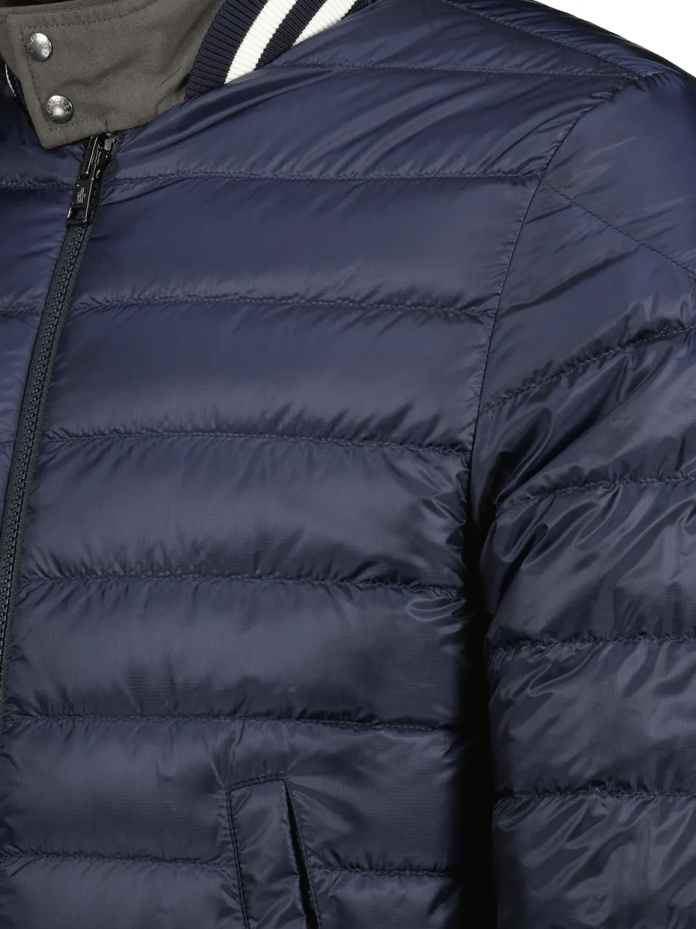 Moncler Prieure omkeerbaar bomberjack Blauw