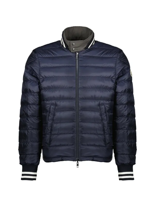 Moncler Reversible Zipped Bomber Jacket | Blue | FARFETCH