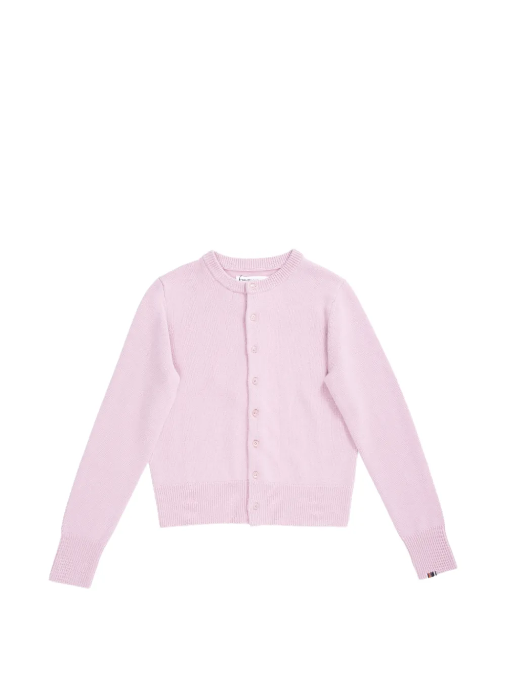extreme cashmere crew-neck cashmere cardigan - Rosa