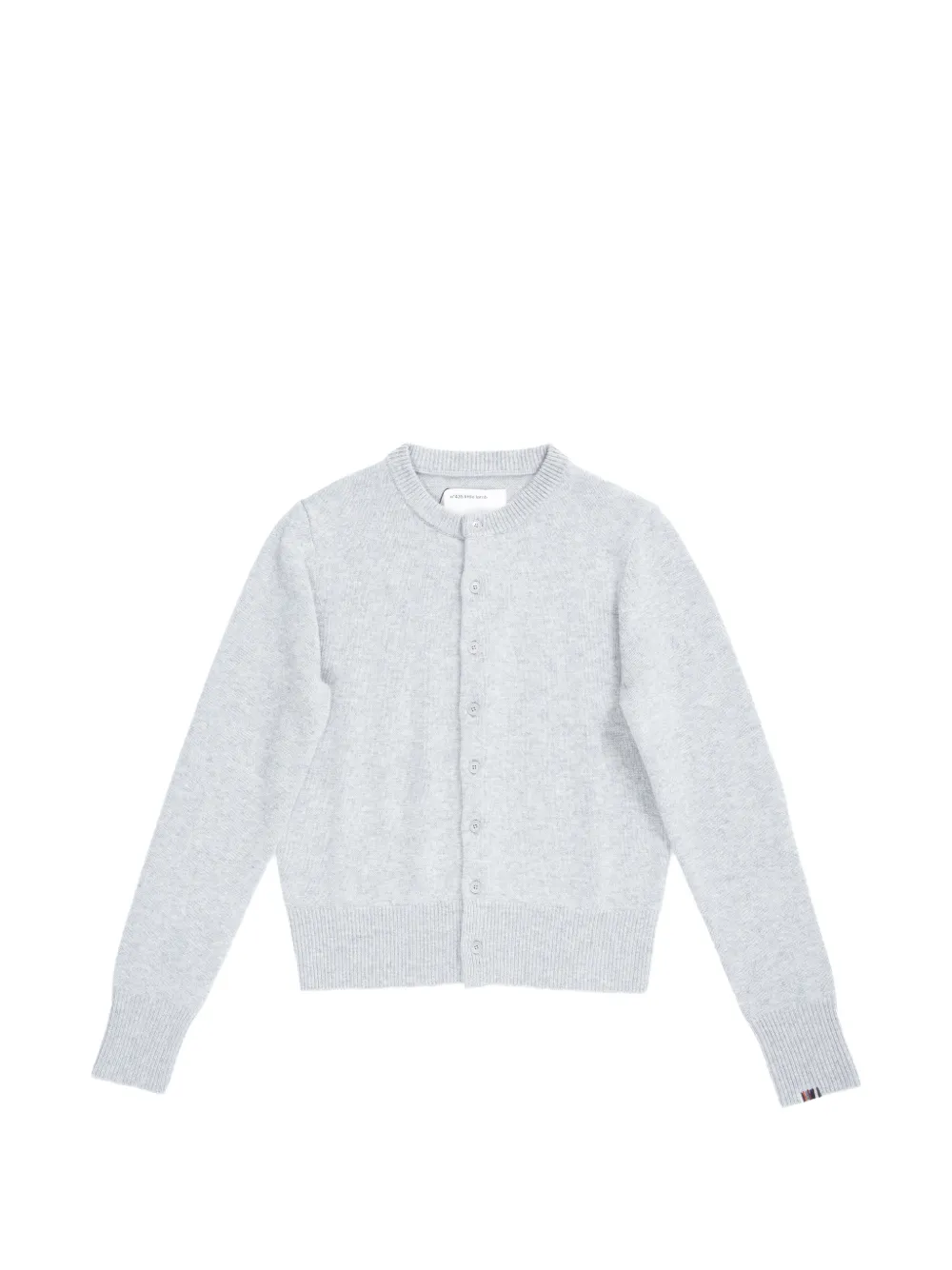 extreme cashmere crew-neck cashmere cardigan - Grigio